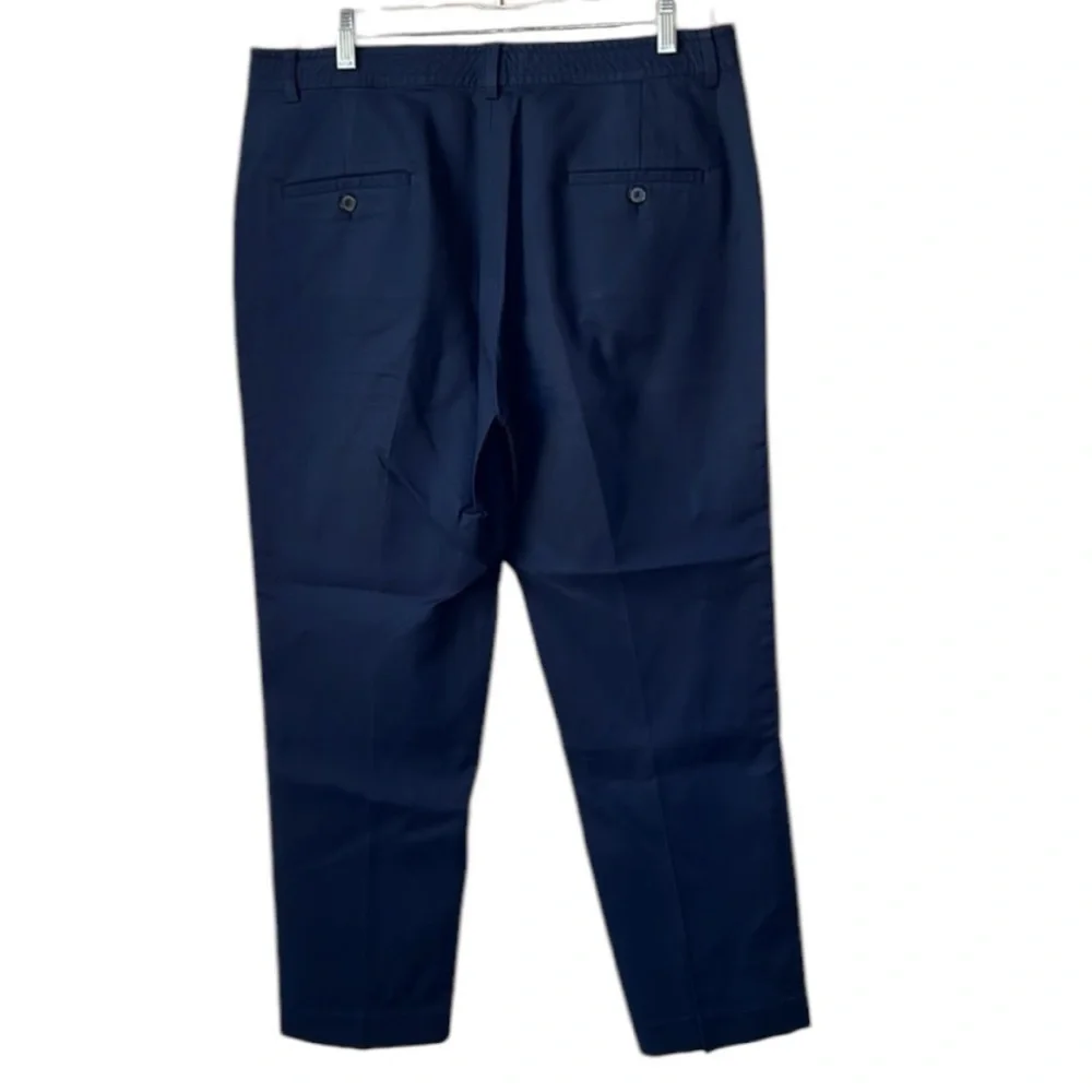 Gerard Darel Paris Blue Ankle Crop Pant Trousers Size 42/10 - Picture 2 of 7